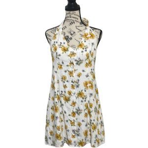Lela Sky Halter Floral Dress